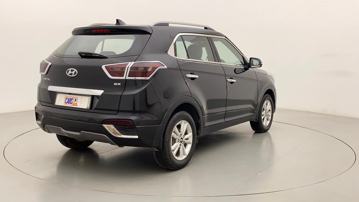 2017 Hyundai Creta SX PLUS 1.6 PETROL, Petrol, Manual, 58,548 km, Right Back Diagonal