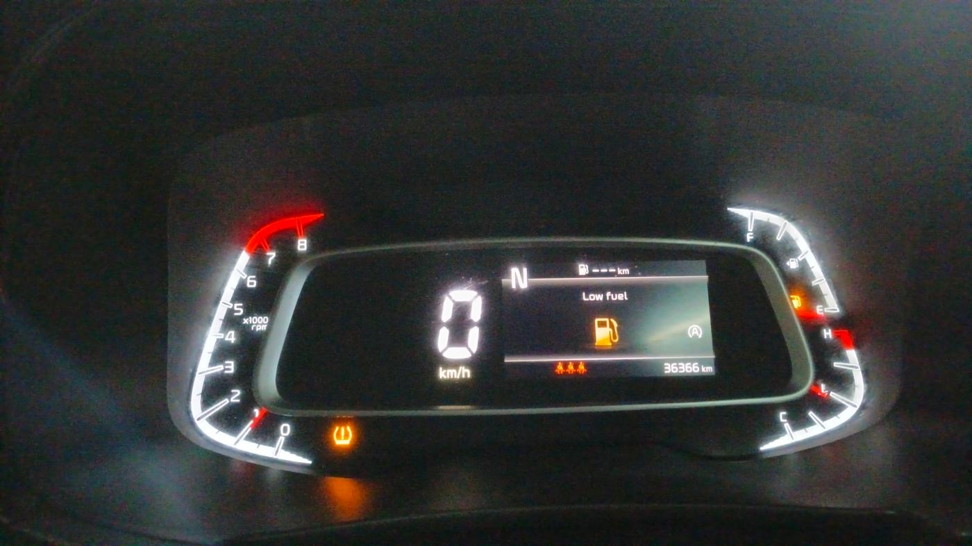 2024 KIA SONET HTX 1.0 TURBO PETROL IMT, Petrol, Manual, 36,345 km, Odometer Image
