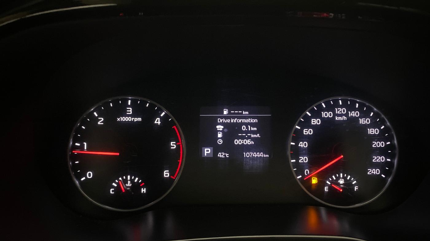 2021 KIA SELTOS HTK PLUS AT 1.5 DIESEL, Diesel, Automatic, 1,07,413 km, Odometer Image