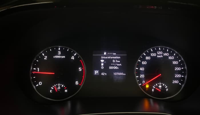 2021 KIA SELTOS HTK PLUS AT 1.5 DIESEL, Diesel, Automatic, 1,07,413 km, Odometer Image