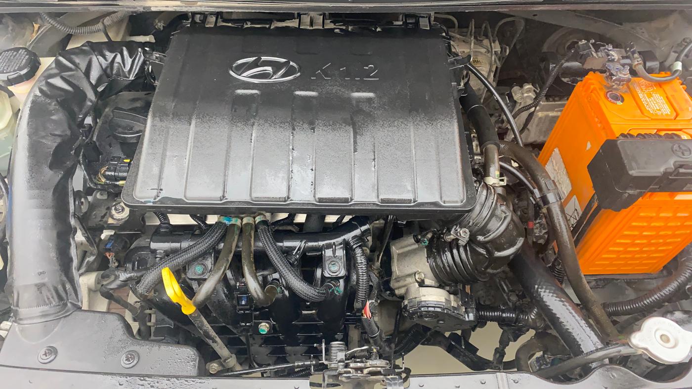 2021 Hyundai AURA S 1.2 CNG, CNG, Manual, 98,698 km, Engine View