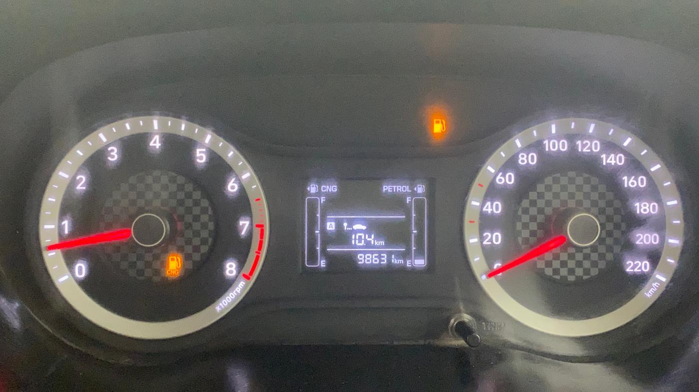 2021 Hyundai AURA S 1.2 CNG, CNG, Manual, 98,698 km, Odometer Image