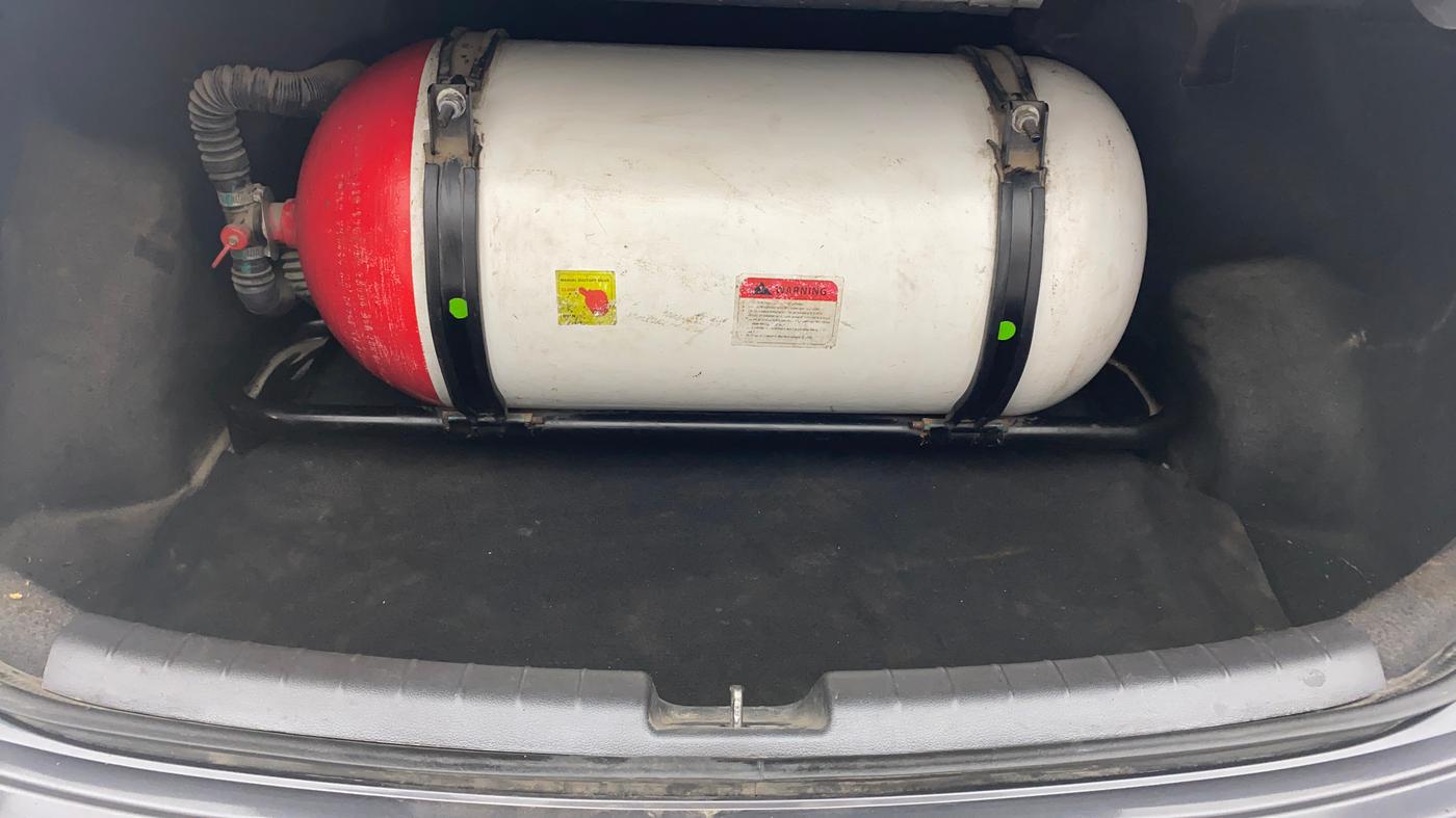 2021 Hyundai AURA S 1.2 CNG, CNG, Manual, 98,698 km, Boot Inside