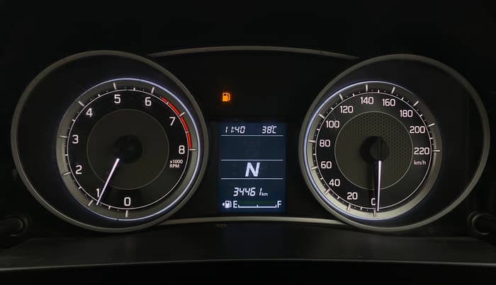 2018 Maruti Dzire VXI AMT, Petrol, Automatic, 34,458 km, Odometer Image
