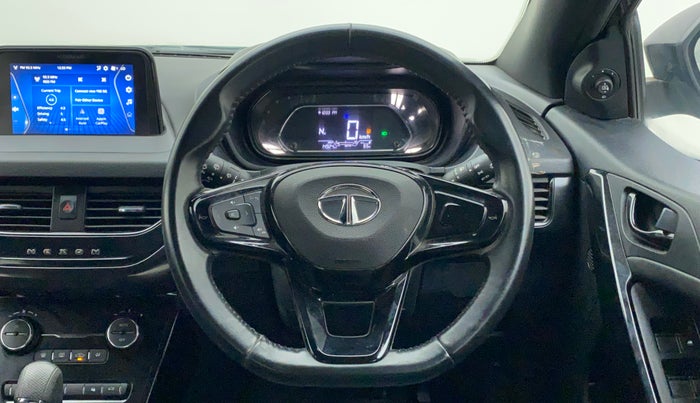 2021 Tata NEXON XZA PLUS PETROL DARK EDITION, Petrol, Automatic, 14,923 km, Steering Wheel Close Up