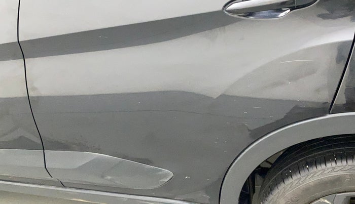 2021 Tata NEXON XZA PLUS PETROL DARK EDITION, Petrol, Automatic, 14,923 km, Rear left door - Minor scratches