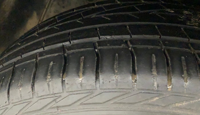 2021 Tata NEXON XZA PLUS PETROL DARK EDITION, Petrol, Automatic, 14,923 km, Left Front Tyre Tread