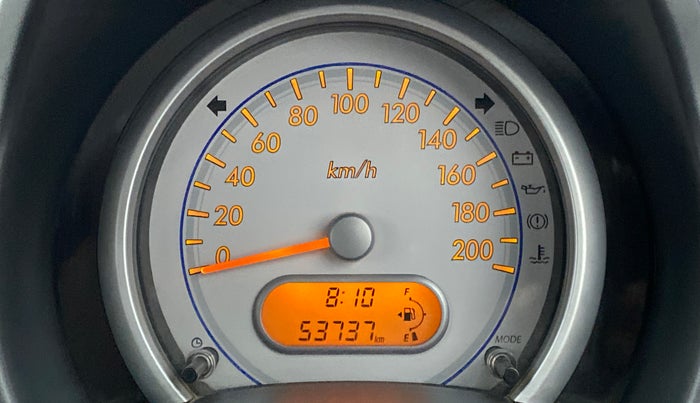 2013 Maruti Ritz VXI, Petrol, Manual, 53,737 km, Odometer Image