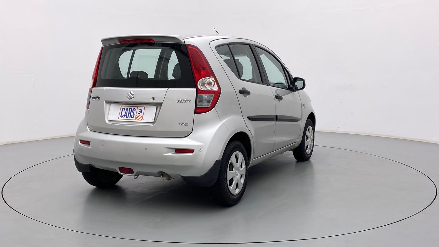 2013 Maruti Ritz VXI, Petrol, Manual, 53,737 km, Right Back Diagonal