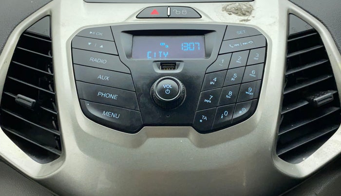 2016 Ford Ecosport TREND+ 1.5L DIESEL, Diesel, Manual, 1,24,042 km, Infotainment System