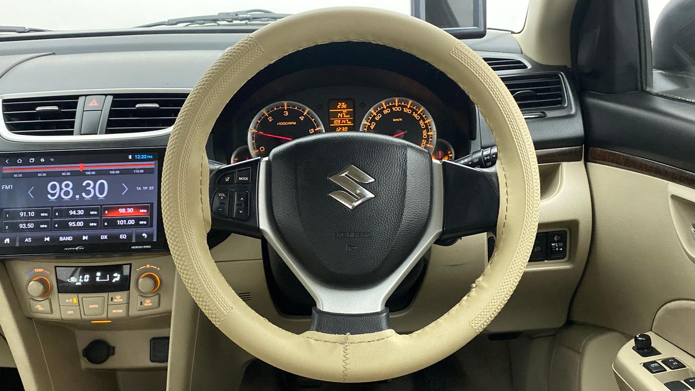 2013 Maruti Swift Dzire ZDI, Diesel, Manual, 1,09,306 km, Steering Wheel Close Up