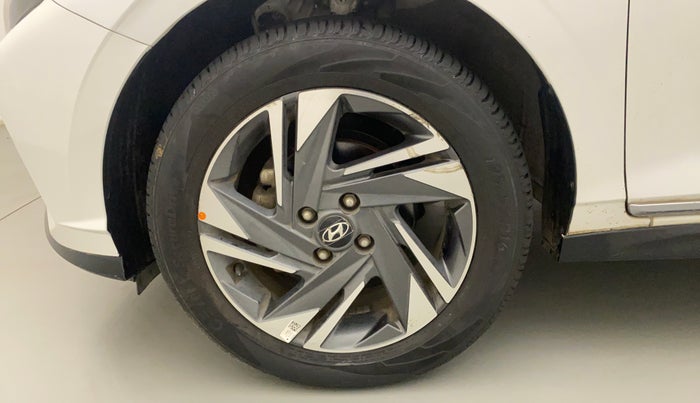 2022 Hyundai NEW I20 ASTA (O) 1.0 TURBO GDI DCT, Petrol, Automatic, 13,768 km, Left Front Wheel
