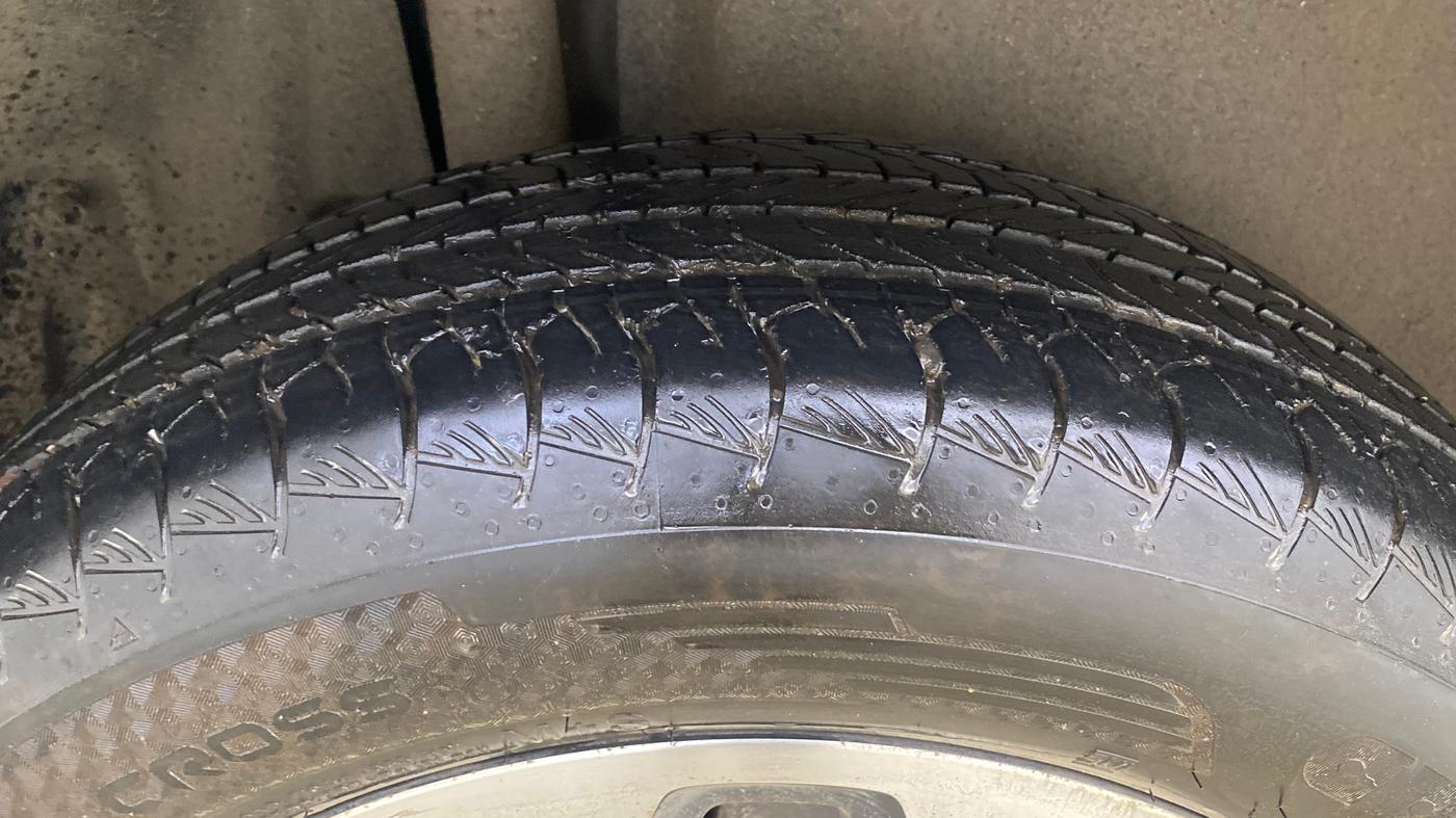 2023 Maruti Grand Vitara ALPHA SMART HYBRID AT, Petrol, Automatic, 35,836 km, Right Rear Tyre Tread