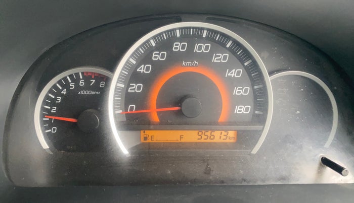 2012 Maruti Wagon R 1.0 VXI, Petrol, Manual, 95,606 km, Odometer Image