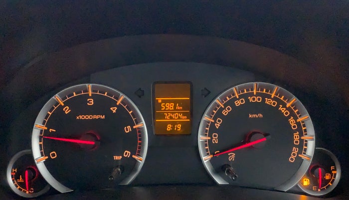 2016 Maruti Swift VDI OPT, Diesel, Manual, 72,491 km, Odometer Image
