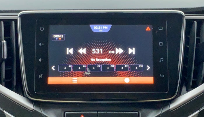 2019 Toyota Glanza G MT PETROL, Petrol, Manual, 17,912 km, Infotainment System