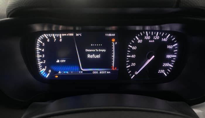 2020 Tata ALTROZ XZ PETROL, Petrol, Manual, 61,590 km, Odometer Image