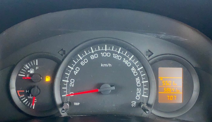2016 Maruti Swift LXI OPT, Petrol, Manual, 58,747 km, Odometer Image