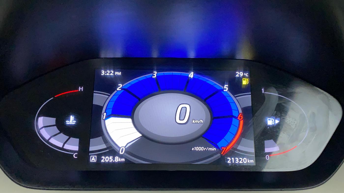 2020 Nissan MAGNITE XV TURBO DUAL TONE, Petrol, Manual, 21,393 km, Odometer Image