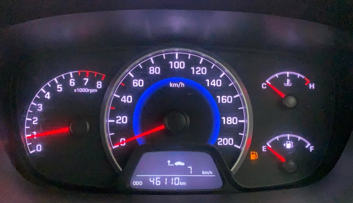 2014 Hyundai Grand i10 MAGNA 1.2 KAPPA VTVT, Petrol, Manual, 46,110 km, Odometer Image