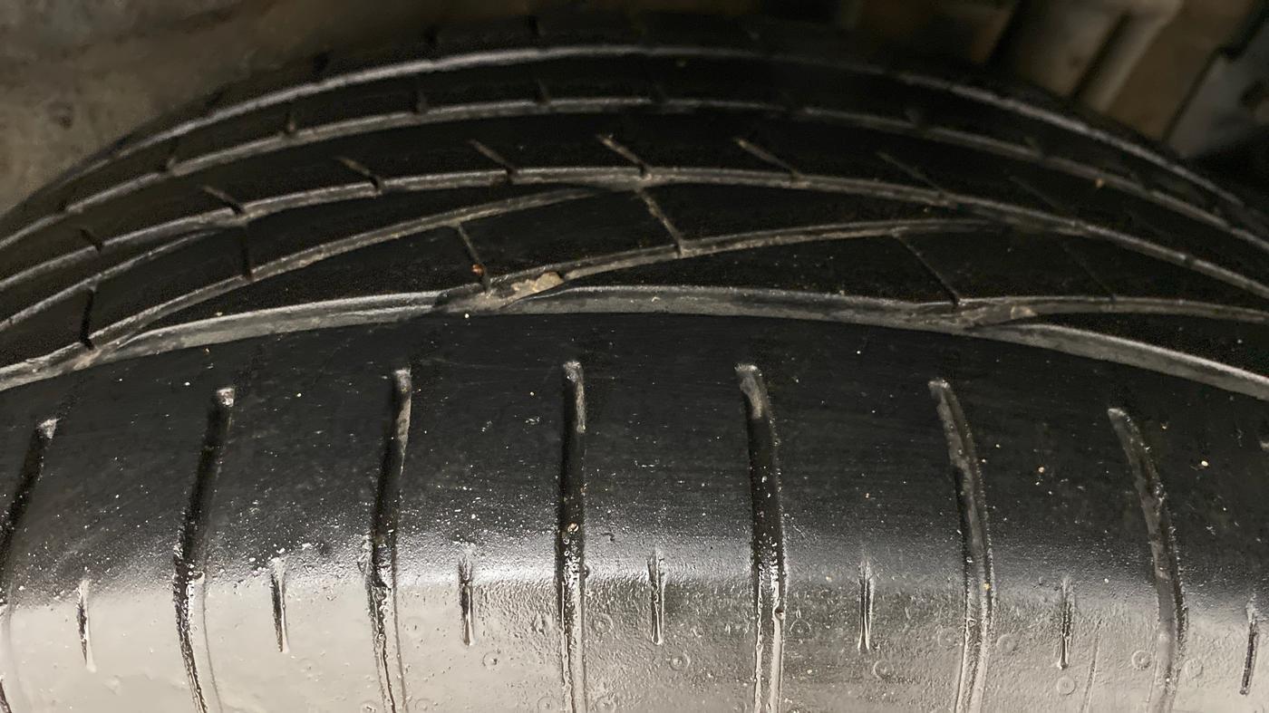 2019 Tata NEXON XZA+ 1.5, Diesel, Automatic, 50,142 km, Left Rear Tyre Tread