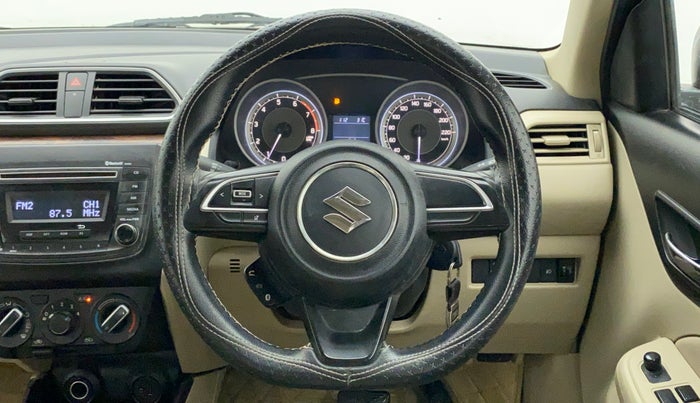 2018 Maruti Dzire VXI AMT, Petrol, Automatic, 73,705 km, Steering Wheel Close Up