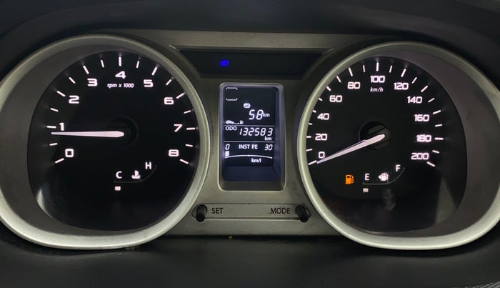 2016 Tata Tiago XZ PETROL, Petrol, Manual, 1,32,579 km, Odometer Image