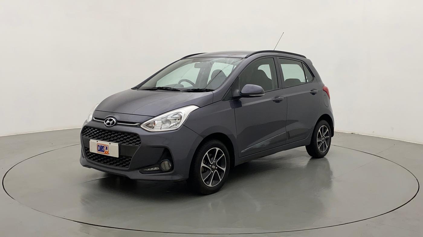 2017 Hyundai Grand i10 SPORTZ (O) AT 1.2 KAPPA VTVT, Petrol, Automatic, 13,546 km, Left Front Diagonal