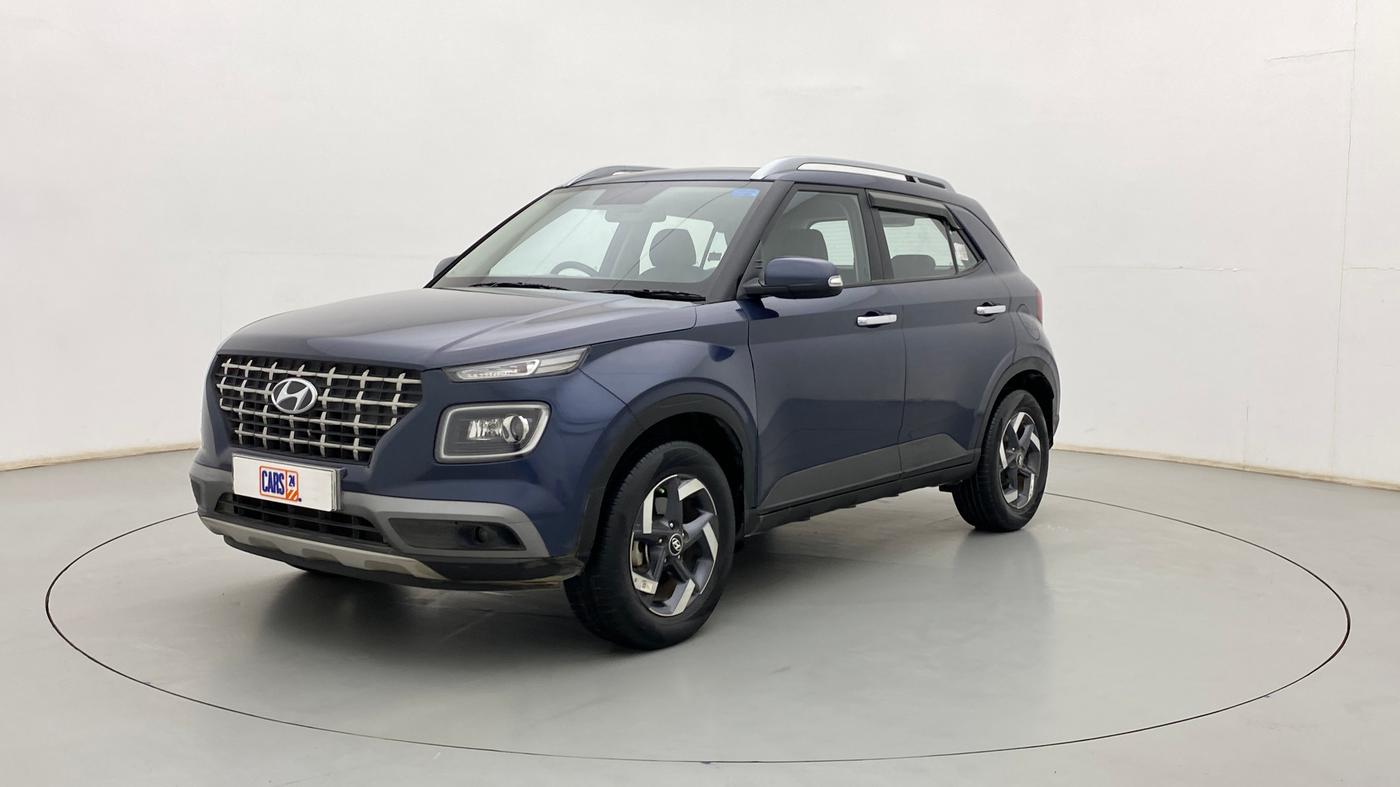 2021 Hyundai VENUE SX 1.0 (O) TURBO IMT, Petrol, Manual, 37,490 km, Left Front Diagonal