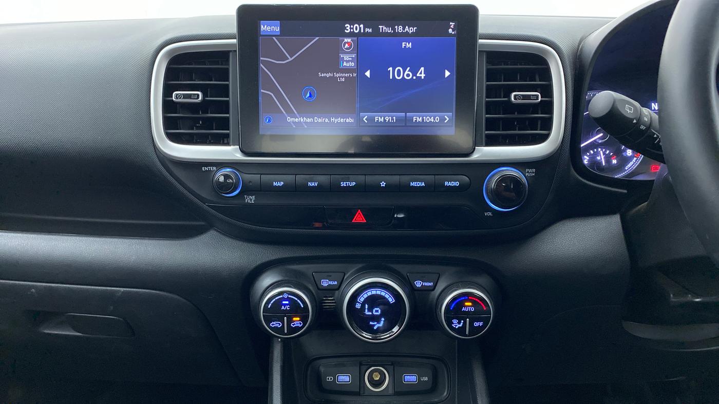 2021 Hyundai VENUE SX 1.0 (O) TURBO IMT, Petrol, Manual, 37,490 km, Air Conditioner