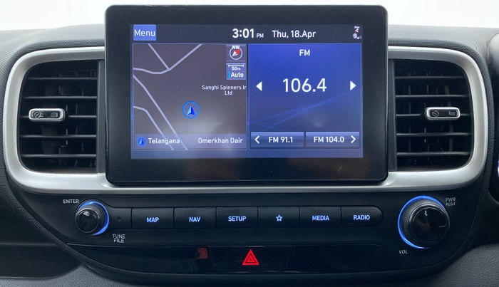 2021 Hyundai VENUE SX 1.0 (O) TURBO IMT, Petrol, Manual, 37,490 km, Infotainment System