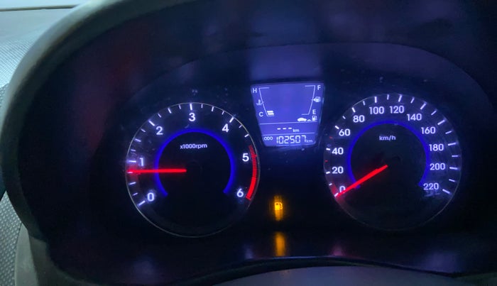 2016 Hyundai Verna 1.6 CRDI SX, Diesel, Manual, 1,02,496 km, Odometer Image