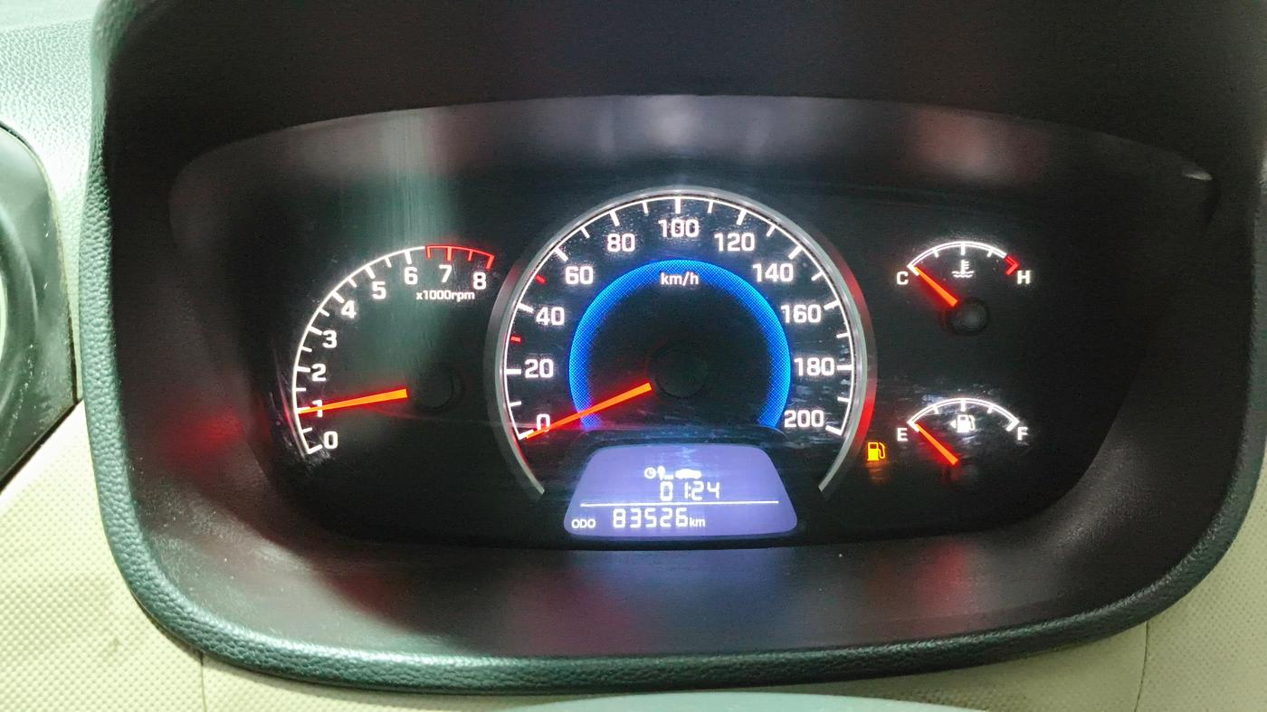 2018 Hyundai Grand i10 MAGNA 1.2 KAPPA VTVT, CNG, Manual, 83,515 km, Odometer Image