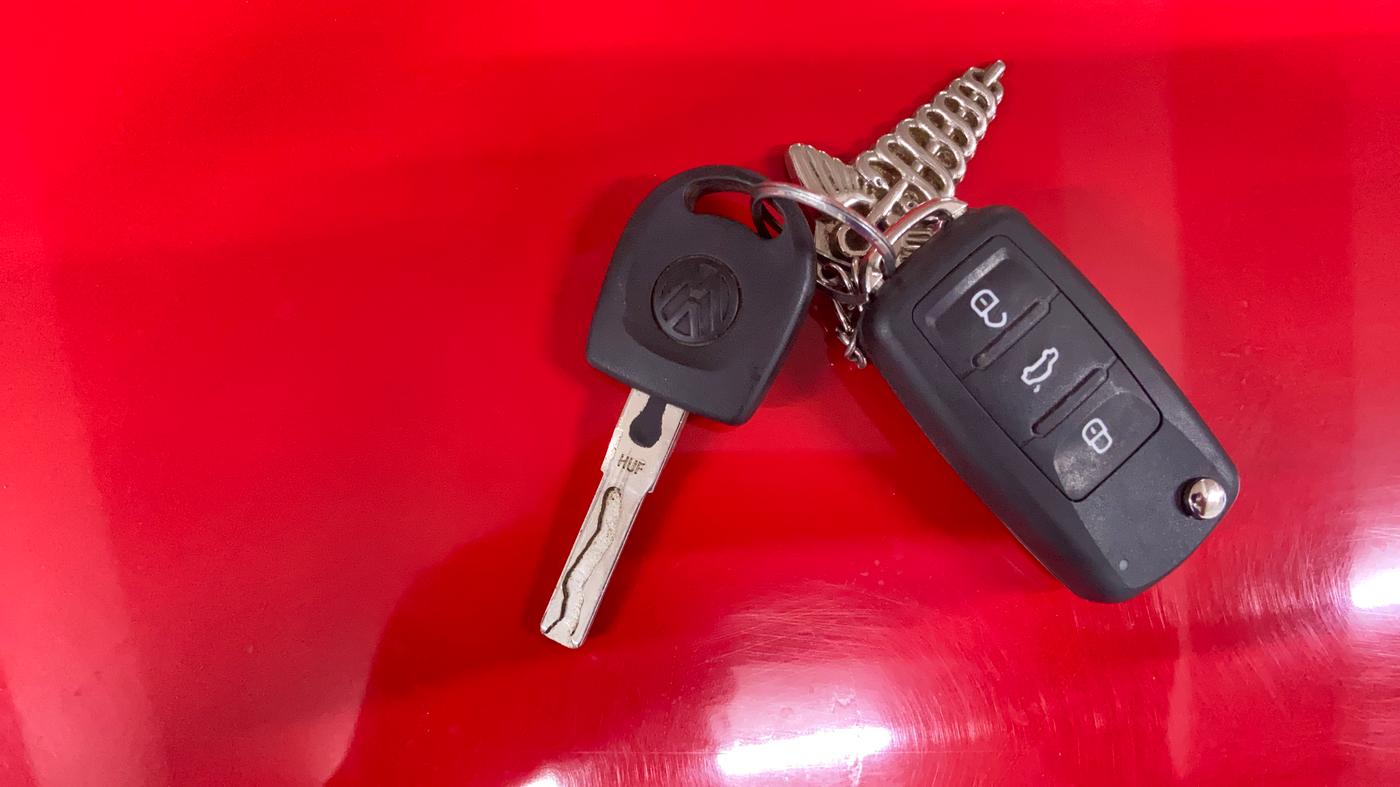 2016 Volkswagen Polo GT TSI AT, Petrol, Automatic, 1,29,229 km, Key Close Up