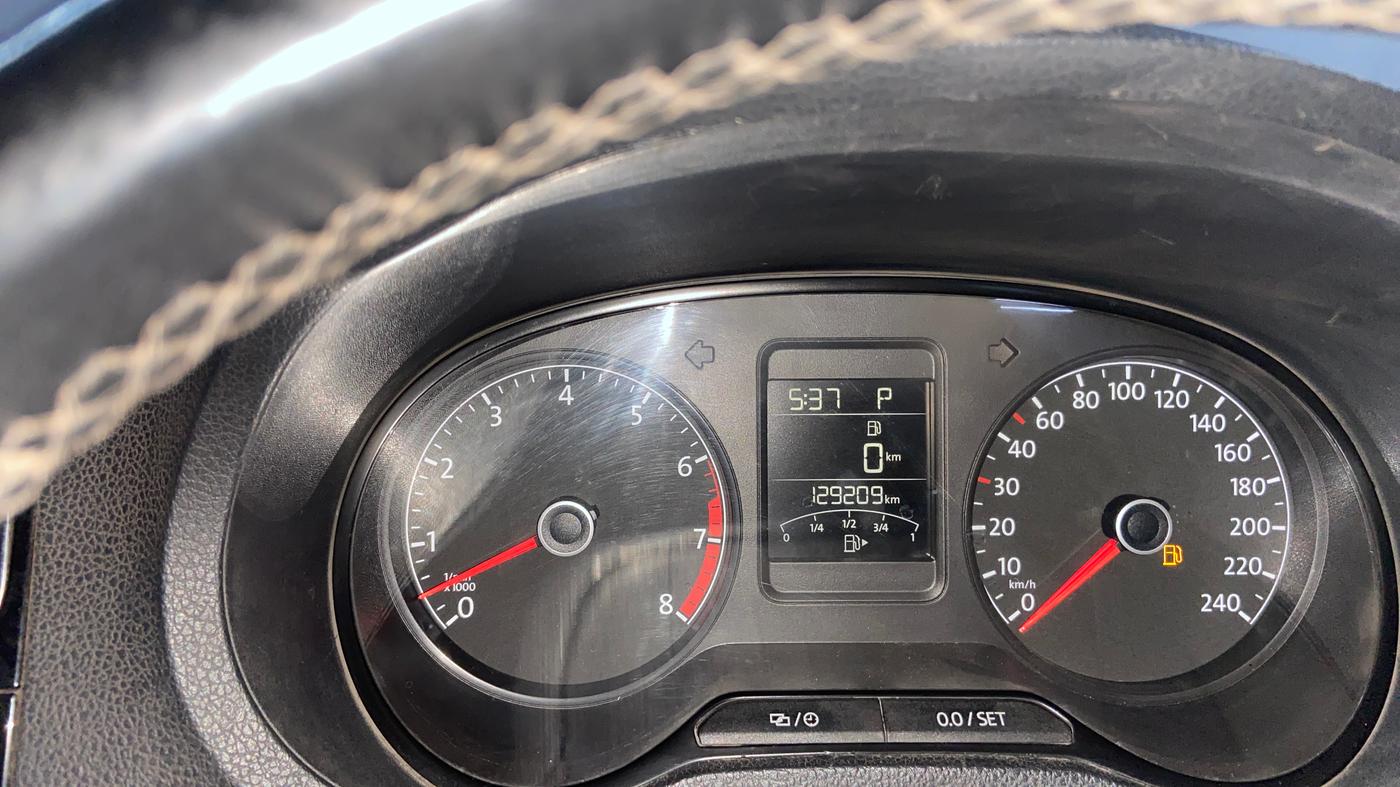 2016 Volkswagen Polo GT TSI AT, Petrol, Automatic, 1,29,229 km, Odometer Image