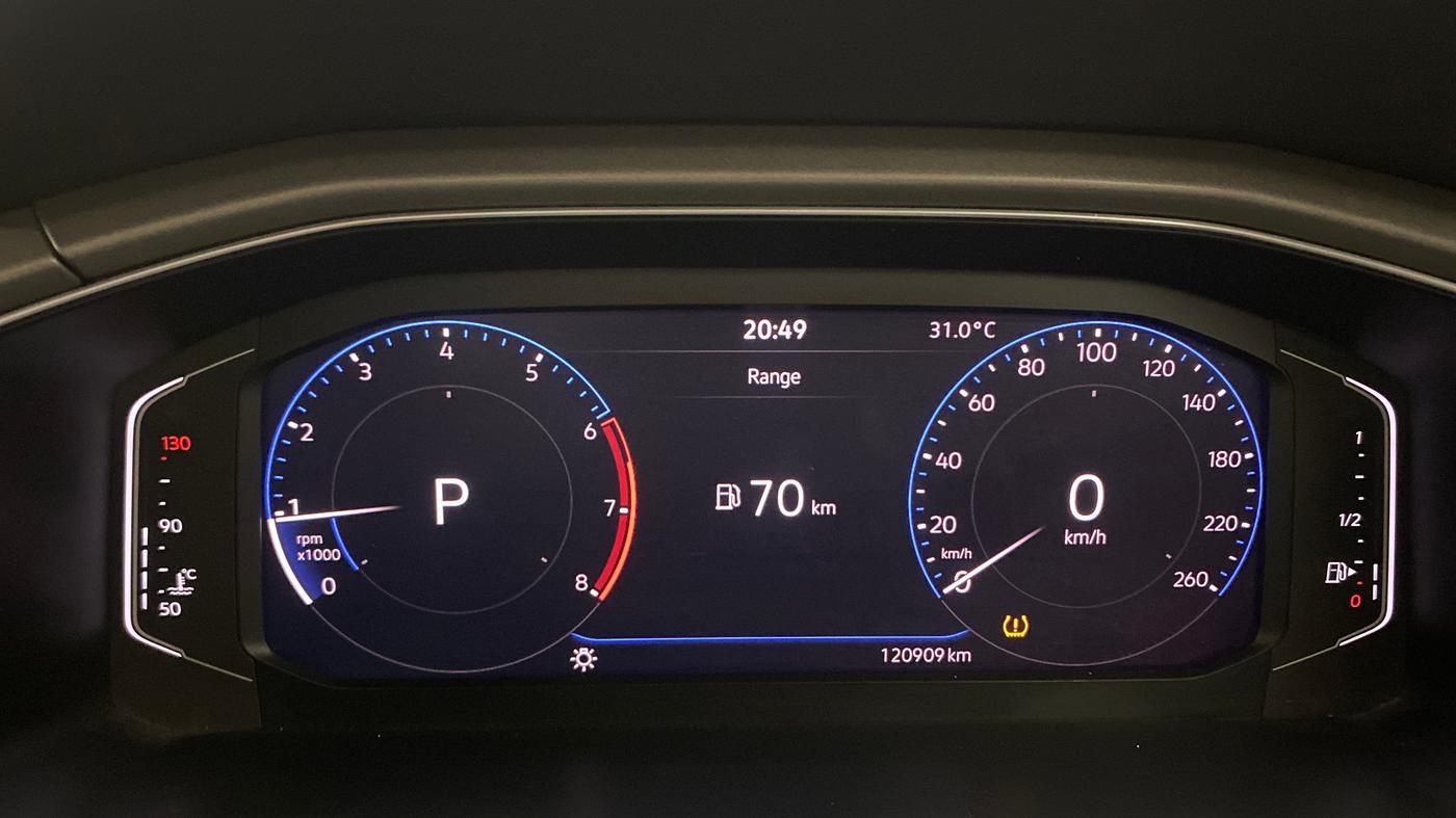 2021 Volkswagen T-ROC 1.5 TSI AT, Petrol, Automatic, 1,20,900 km, Odometer Image
