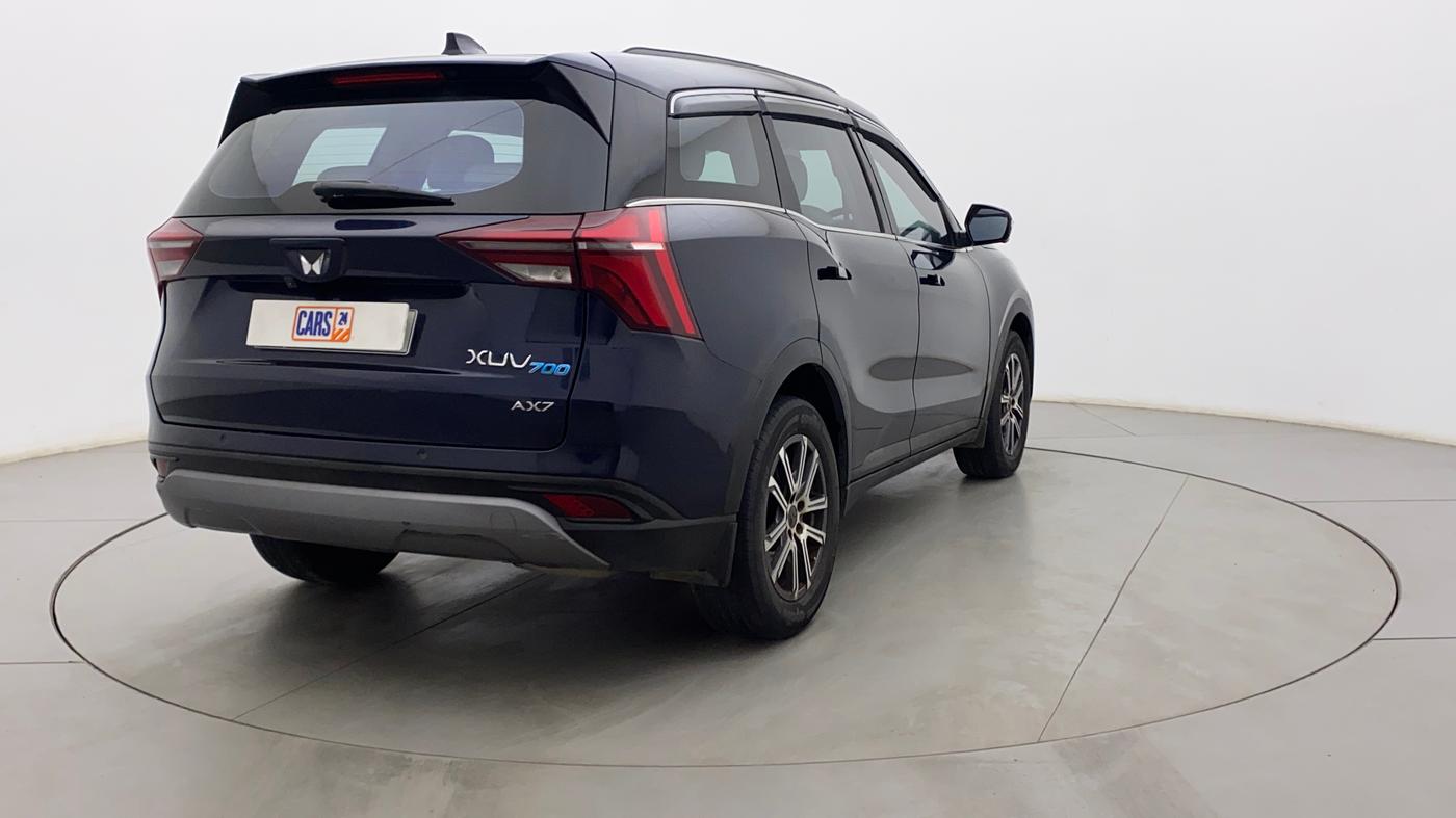 2022 Mahindra XUV700 AX 7 LUXURY P AT 7 STR, Petrol, Automatic, 50,045 km, Right Back Diagonal