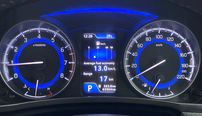 2019 Maruti Baleno ALPHA CVT PETROL 1.2, Petrol, Automatic, 63,898 km, Odometer Image