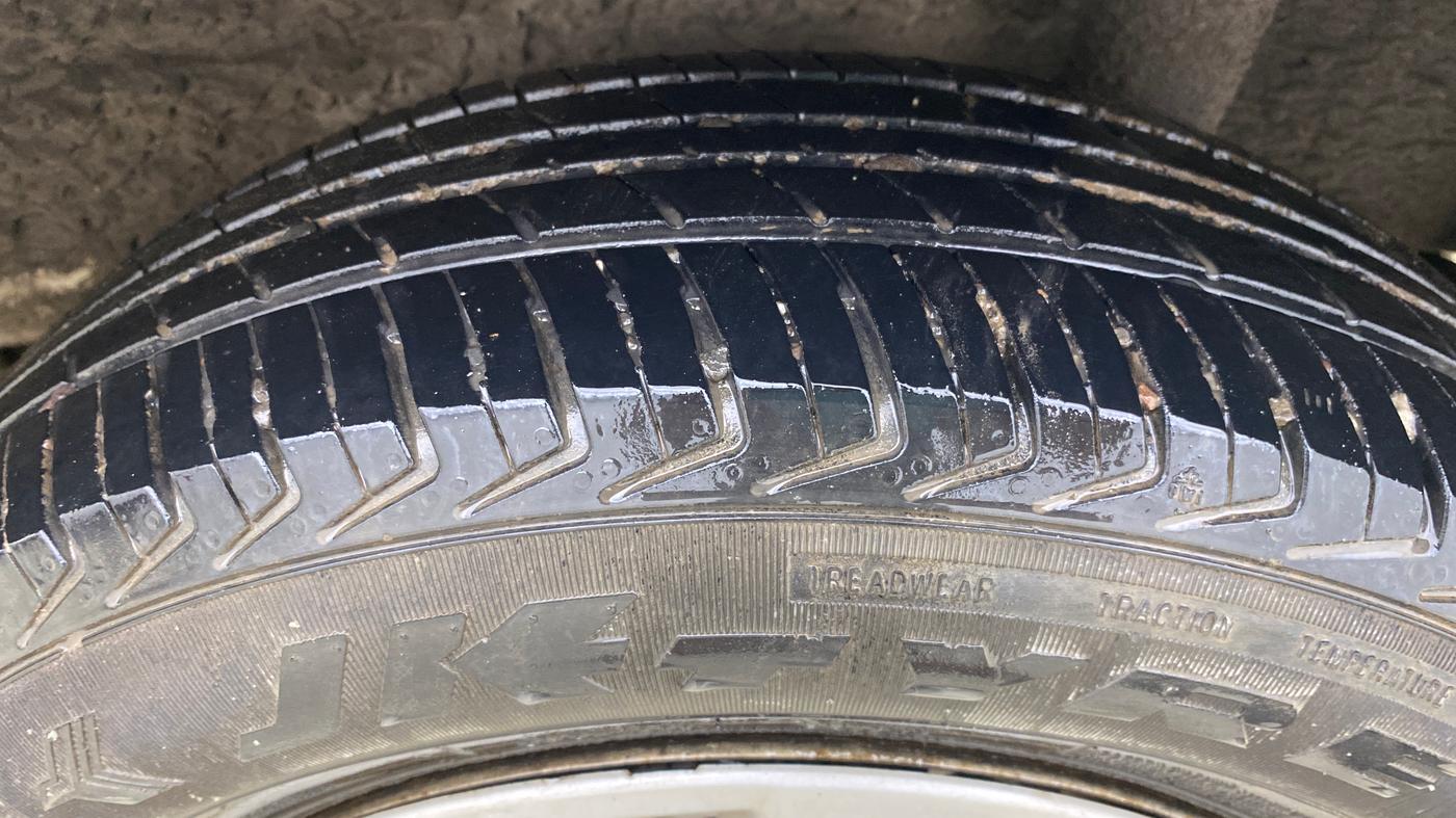 2022 Maruti New Wagon-R LXI CNG (O) 1.0, CNG, Manual, 48,919 km, Left Rear Tyre Tread