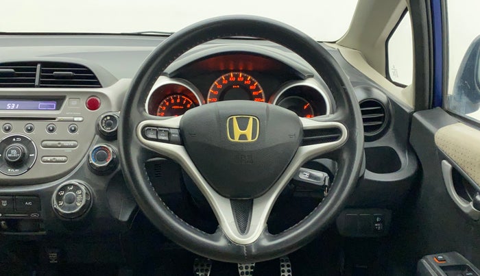 2011 Honda Jazz 1.2L I-VTEC BASE, Petrol, Manual, 1,05,985 km, Steering Wheel Close Up
