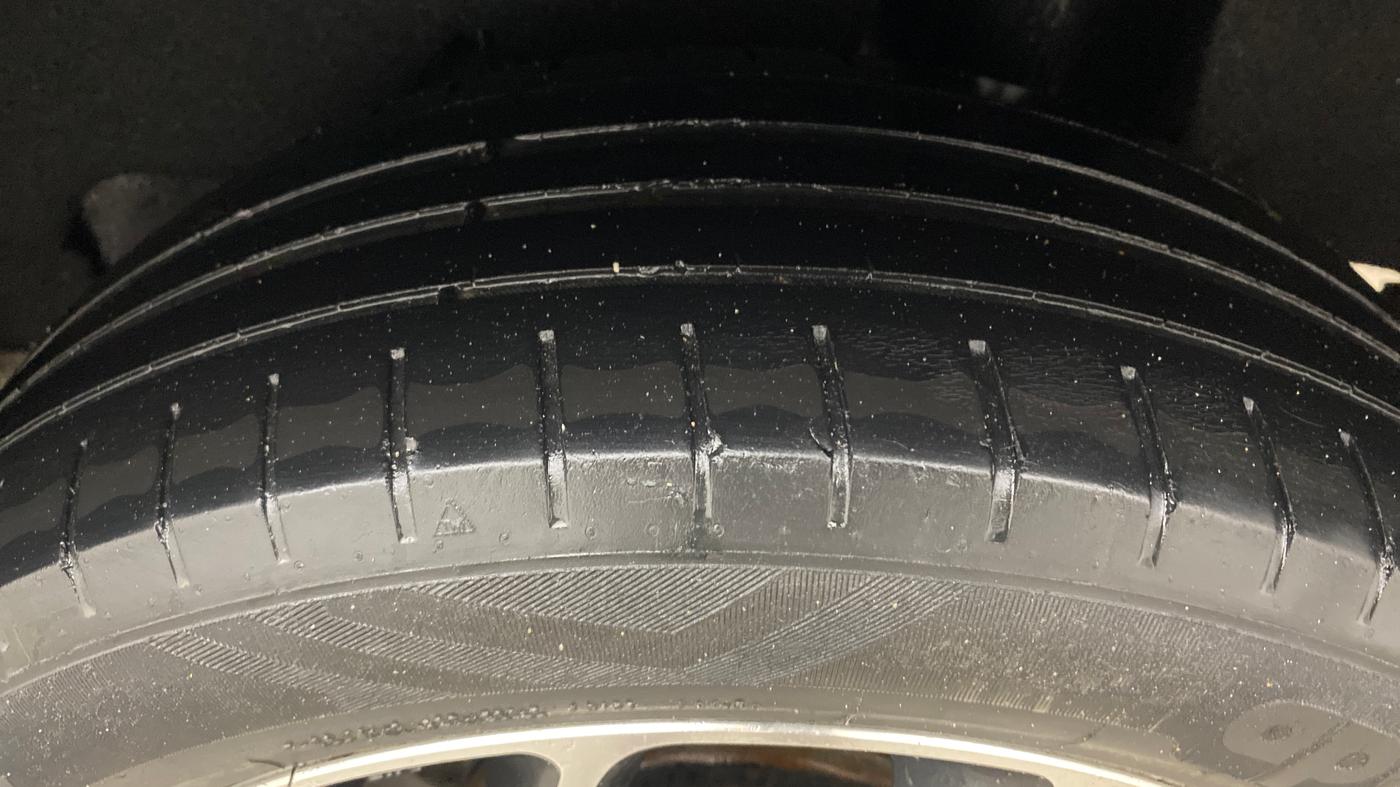 2020 Maruti Baleno ZETA CVT PETROL 1.2, Petrol, Automatic, 62,631 km, Left Rear Tyre Tread