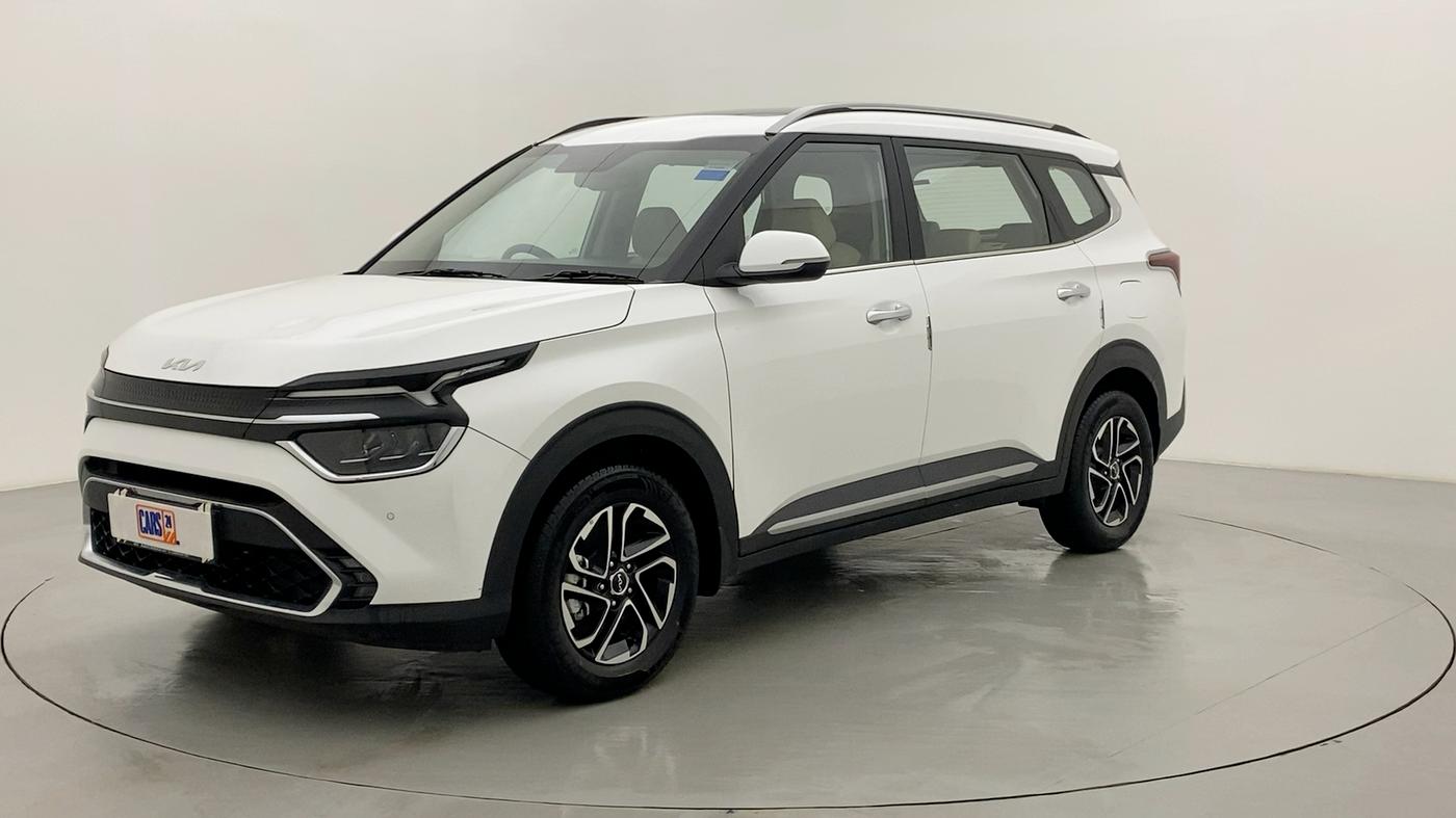 2022 KIA CARENS LUXURY PLUS 1.4G MT 6STR, Petrol, Manual, 3,084 km, Left Front Diagonal
