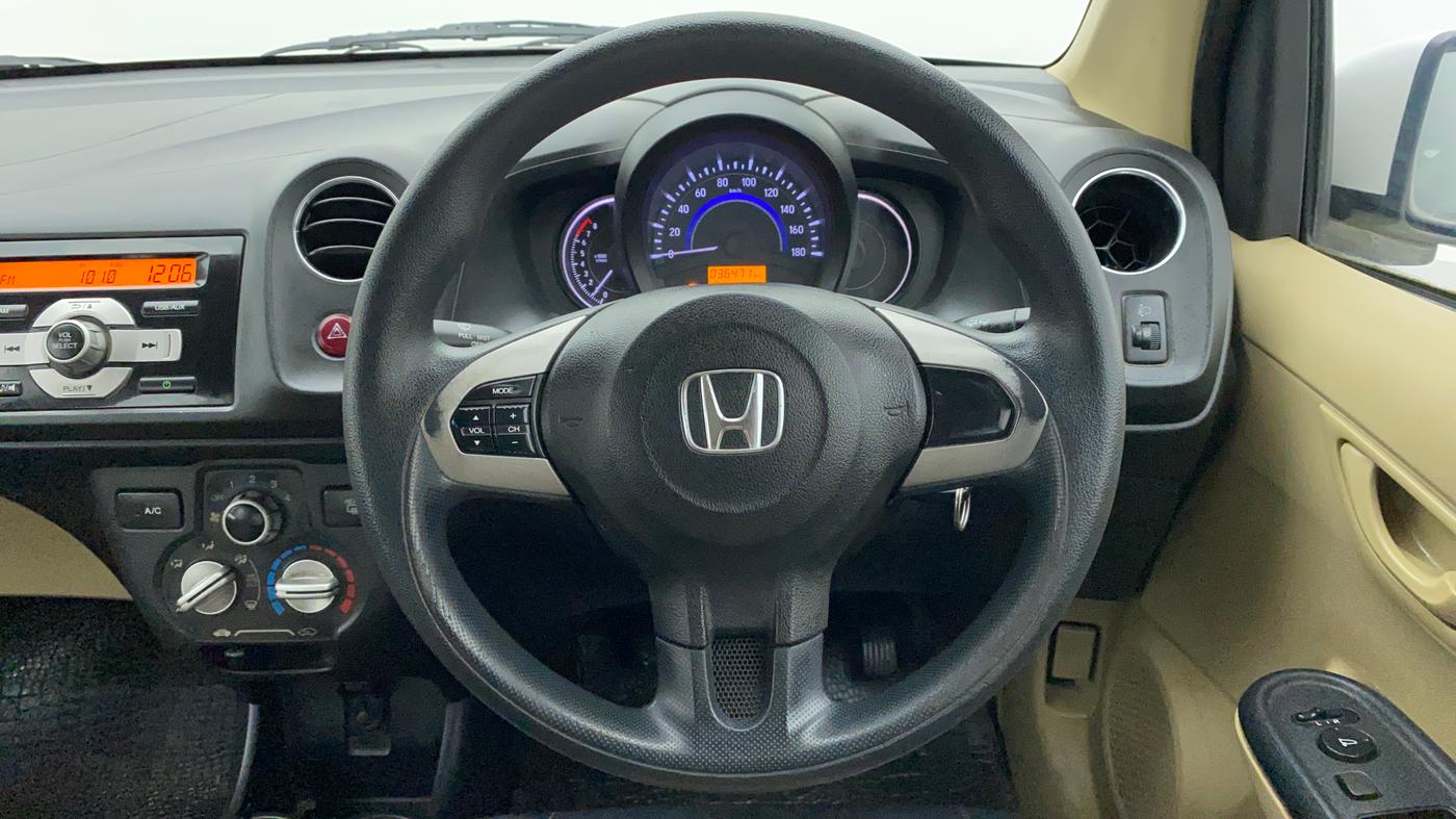 2016 Honda Brio S MT, Petrol, Manual, 36,470 km, Steering Wheel Close Up