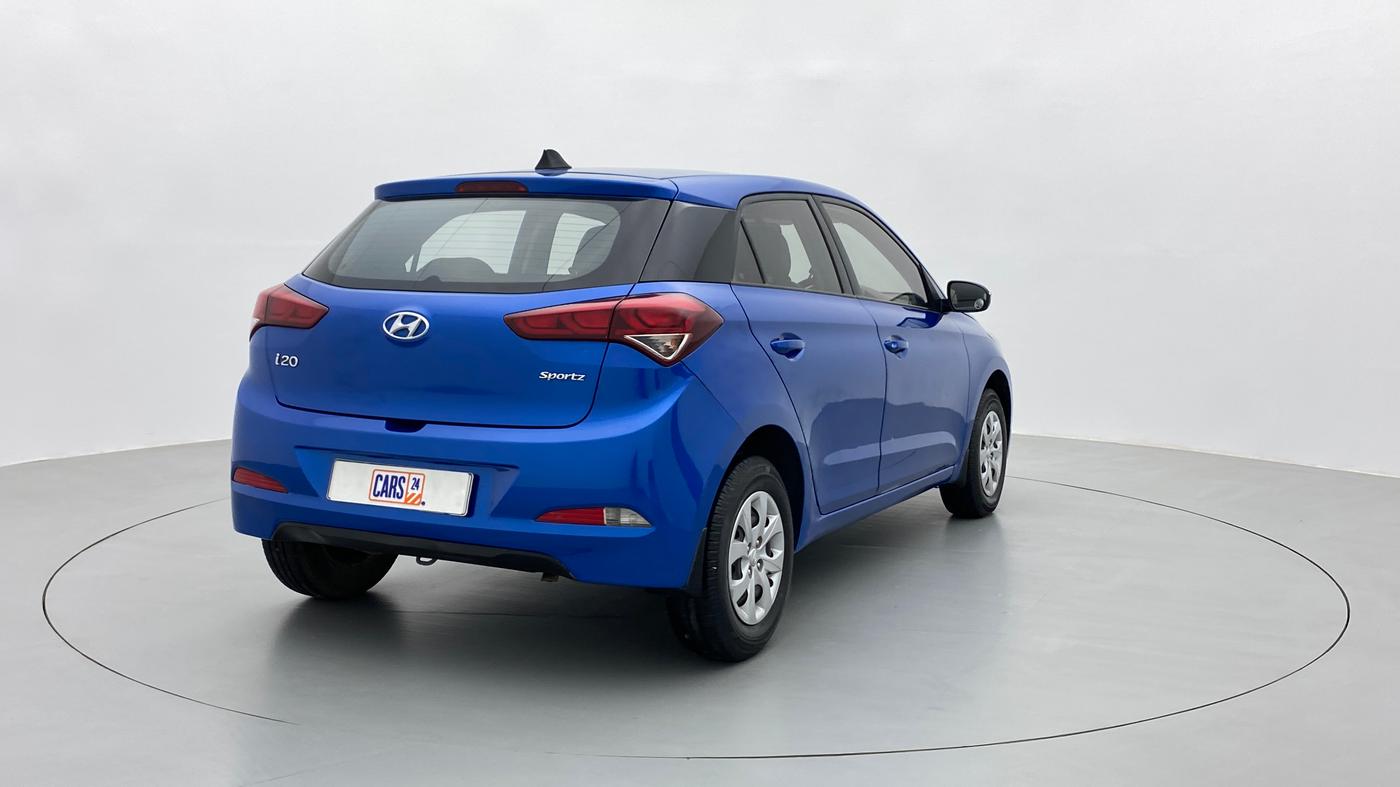 2017 Hyundai Elite i20 SPORTZ 1.2, Petrol, Manual, 66,077 km, Right Back Diagonal