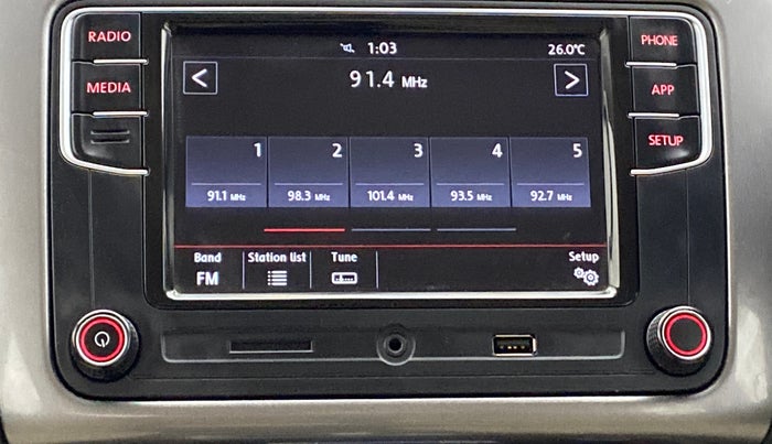 2019 Volkswagen Vento 1.2 TSI HIGHLINE PLUS AT, Petrol, Automatic, 24,046 km, Infotainment System