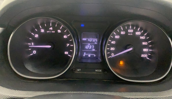 2019 Tata Tiago WIZZ EDITION PETROL, Petrol, Manual, 43,725 km, Odometer Image