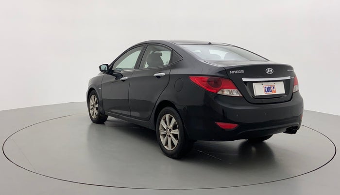 2012 Hyundai Verna FLUIDIC 1.6 CRDI SX, Diesel, Manual, 70,330 km, Left Back Diagonal