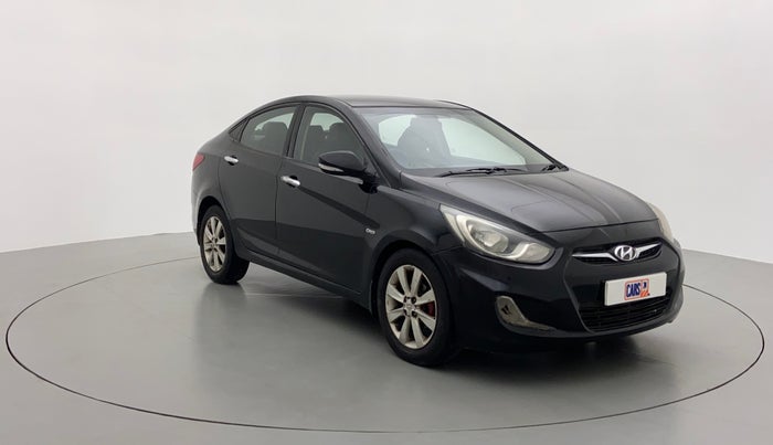 2012 Hyundai Verna FLUIDIC 1.6 CRDI SX, Diesel, Manual, 70,330 km, Right Front Diagonal