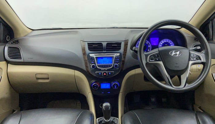 2012 Hyundai Verna FLUIDIC 1.6 CRDI SX, Diesel, Manual, 70,330 km, Dashboard