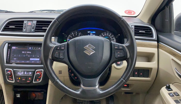 2019 Maruti Ciaz ALPHA 1.5 SHVS PETROL, Petrol, Manual, 25,099 km, Steering Wheel Close Up